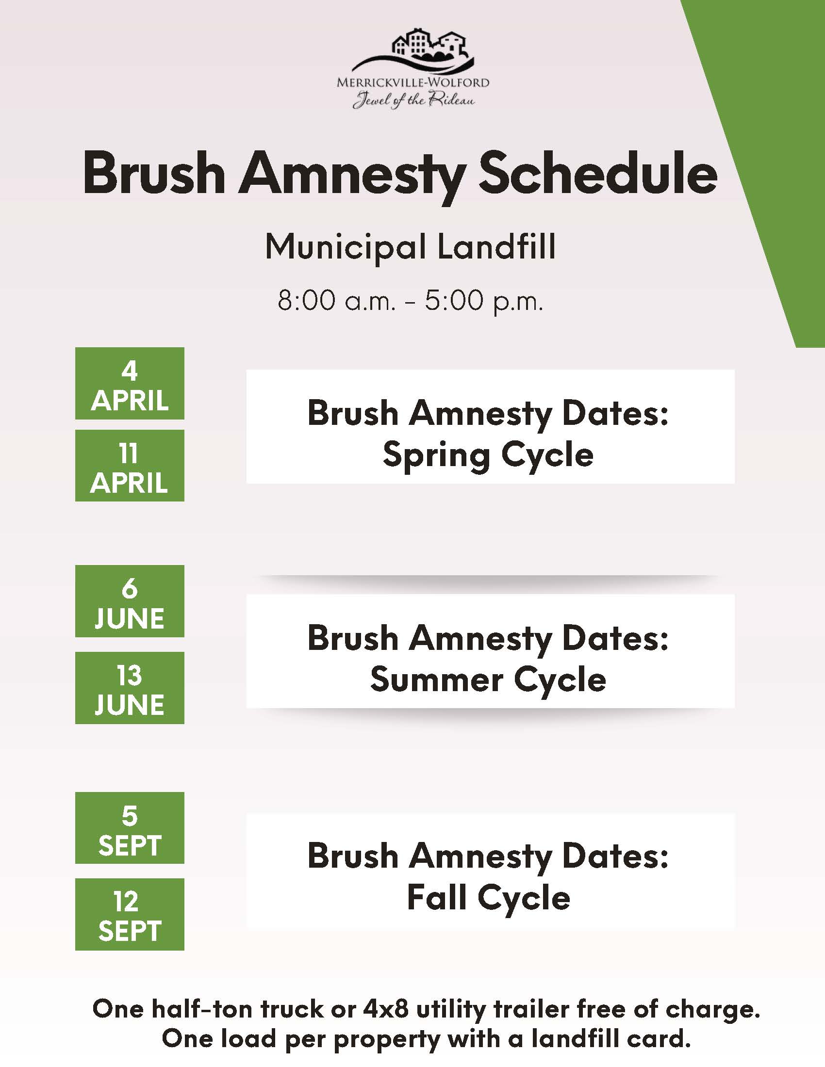 2026 Brush Amnesty Poster
