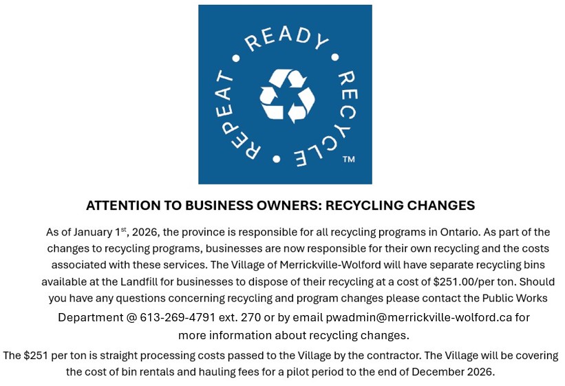 Business recycling program