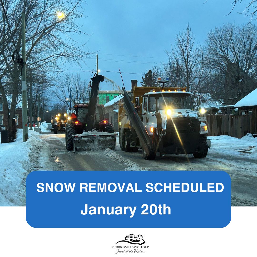 Snow Removal Scheduled